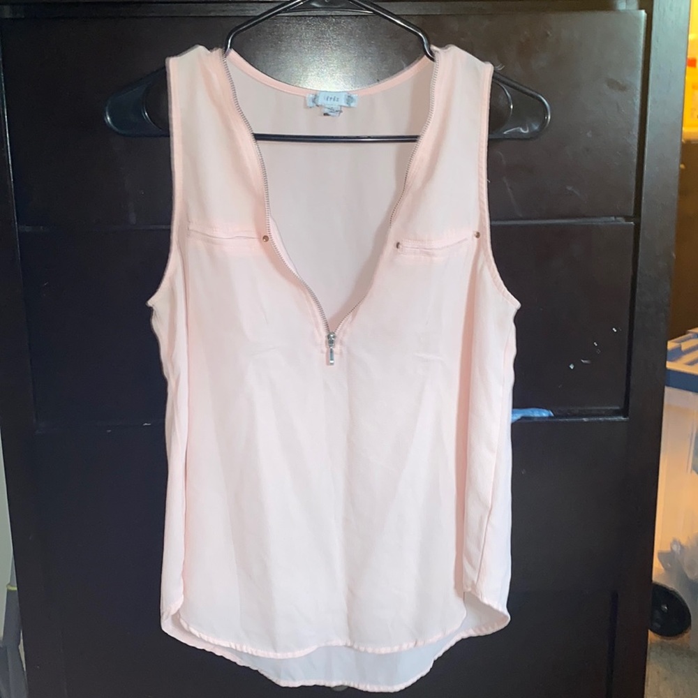 Pink mesh shirt